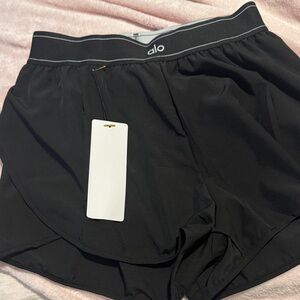 ALO Yoga Black Athletic Shorts